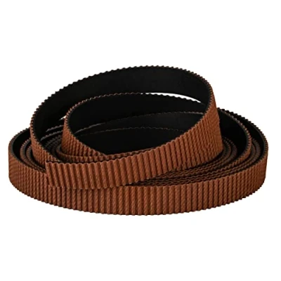 Abbildung von Turmberg3D GT2 Zahnriemen 5m x 10mm Zugstrang aus Glasfaser Verschleißfeste braune Nylon Zahnoberfläche 3D Drucker