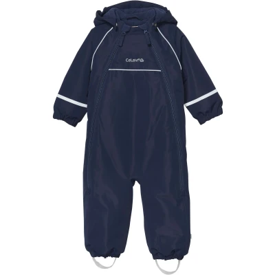 Abbildung von Celavi Whole Solid W 2 Zippers Regenanzug für Kinder, Größe: 80, Pageant blue