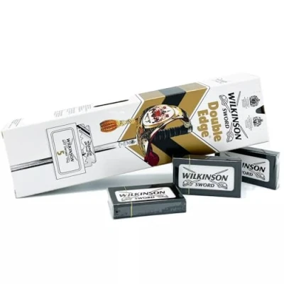 Abbildung von Wilkinson Sword Classic Vintage Edition Rasierklingen für Rasierhobel, Hochwertig und besonders langlebig, 100 stück (1er Pack)