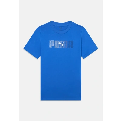 Abbildung von Puma LOGO TEE Unisex Tshirt print für Kinder, Größe: 152, Mountain blue