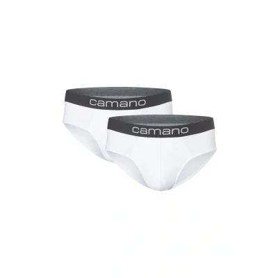 Abbildung von camano 2 PACK Slip, Herren, Größe: XXL, White