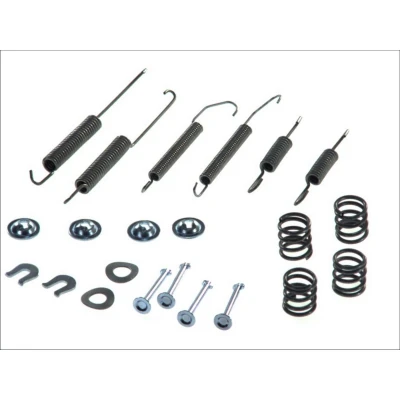 Abbildung von QUICK BRAKE 105 0718 Zubehörsatz, Bremsbacken NISSAN: ALMERA 1 Hatchback