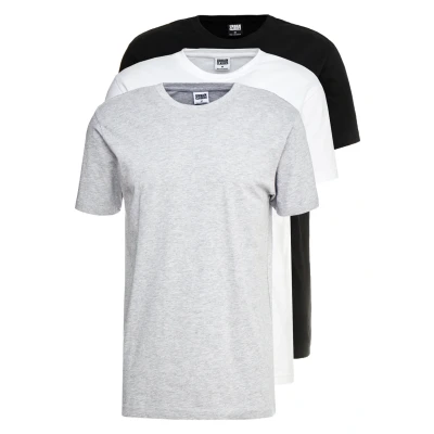 Abbildung von Urban Classics 3 PACK Tshirt basic, Herren, Größe: 5XL, Black/white/grey