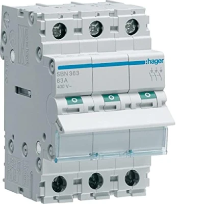 Abbildung von Interruptor modular, 3 polos, 63A, White