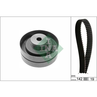 Abbildung von INA 530 0156 10 Zahnriemensatz 142 AUDI: Coupe B3, 80 B4 Saloon, B3