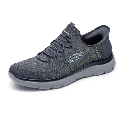 Abbildung von Skechers Summits KEY PACE Slipper, Herren, Größe: 39, Charcoal/black Schuhe