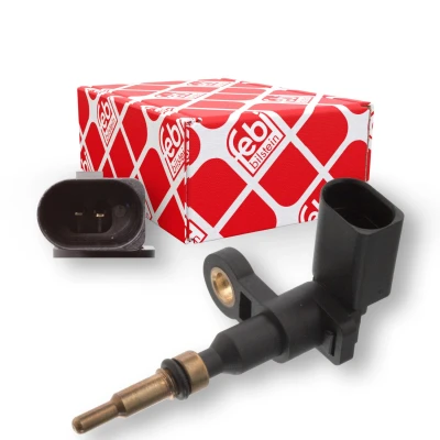 Abbildung von FEBI BILSTEIN 104172 Kühlmitteltemperatursensor schwarz AUDI: A6 C7 Avant, A3 Sportback, A5 B8 Convertible, VOLKSWAGEN: Arteon, SKODA: Rapid Spaceback