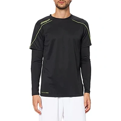 Abbildung von uhlsport Kinder Stream 22 Torwart Trikot, schwarz/Fluo gelb, 128