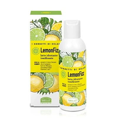 Abbildung von Helan, I Sorbetti LemonFizz,Feuchtigkeitsspendende Körpercreme für trockene Haut, flüssige Formel,Körpercreme Frauen und Männer mit Limette, duftende Milch Vitamin E, 150 ml