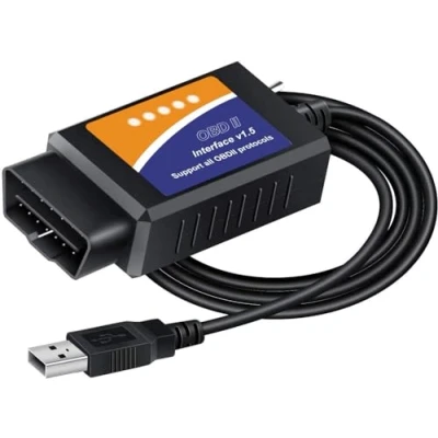 Abbildung von OBDResource ELMconfig OBD2 Adapter USB Scanner mit MS CAN/HS CAN Schalter Professionelles OBDII Diagnose Scan Tool für Ford und Mazda…