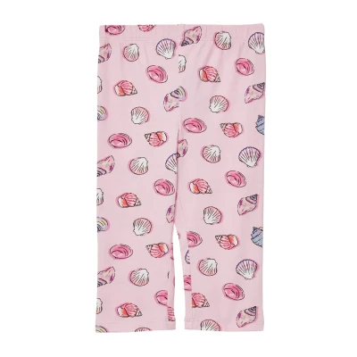Abbildung von s.Oliver Capri Leggings aus Baumwollmix mit All Over Print zartrosa 128