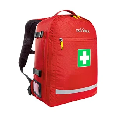 Abbildung von Tatonka First Aid Pack 20l (ohne Inhalt) Erste Hilfe Rucksack mit 3M Reflektionsstreifen, großem Hauptfach und funktionaler Unterteilung Zum selber Befüllen 20 Liter Volumen (red)