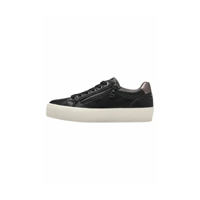 Abbildung von s.Oliver Damen Sneaker flach mit Reißverschluss Freizeit, Schwarz (Black), 40 EU