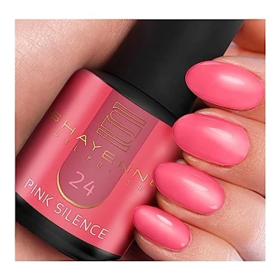 Abbildung von SHAYENNE Shellac Gel Nagellack 15 ml für UV LED Lampe 24 Pink Silence Rosa MADE in GERMANY Nail Polish for Lamp Nagel Lack Gellack Nagelgel