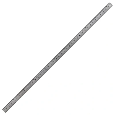 Abbildung von Linex SL100 Stahl Lineal, 1000 x 35mm, cm und Zoll Skala, Umrechnungstabelle