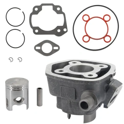 Abbildung von Area1 Ersatz Zylinder 50ccm 2T LC kompatibel mit Aerox Jog, Nitro Mach G, F12 F15, SR Area51 Gulliver Sonic Rally, 491, Italjet, (Motor)