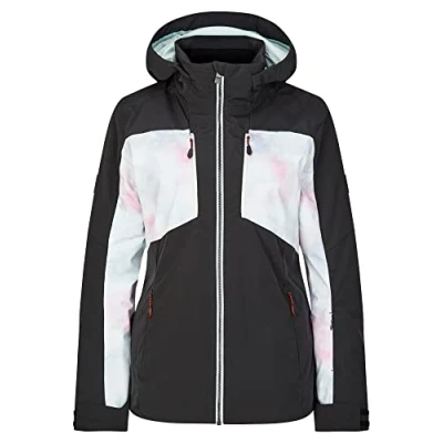 Abbildung von Ziener Damen TILFA Ski Jacke/Winter Jacke warm, wasserdicht, PFC frei, black.cloudy rainbow, 40