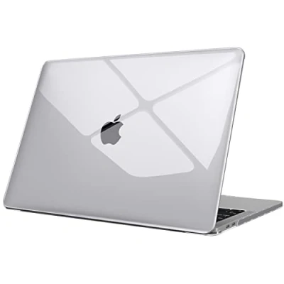 Abbildung von Fintie Hülle Kompatibel mit MacBook Pro 13 (2016 2022) A2338(M2/M1)/A2289/A2251/A2159/A1989/A1706/A1708, Ultradünne Hartschale Schutzhülle, Transparent
