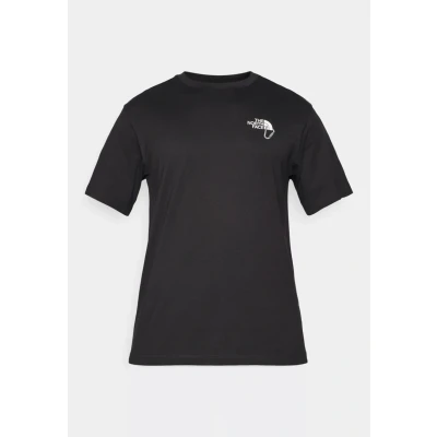 Abbildung von The North Face Explore Carabiner Relaxed TEE Unisex Tshirt print, Größe: Large, Black
