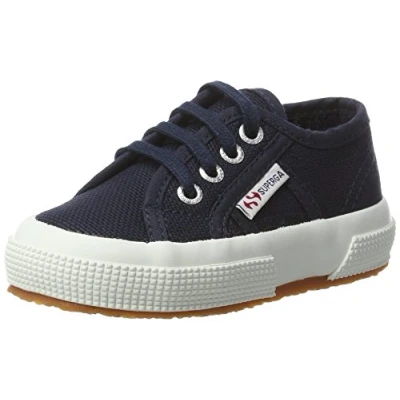Abbildung von Superga Unisex Kinder 2750 Jcot Classic Low Top, Blau (Navy White), 25