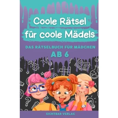 Abbildung von coole Rätsel für Mädels: Das Rätselbuch Mädchen ab 6 (Labyrinthe, Malen nach Zahlen, 4x4 Sudoku Kinder)
