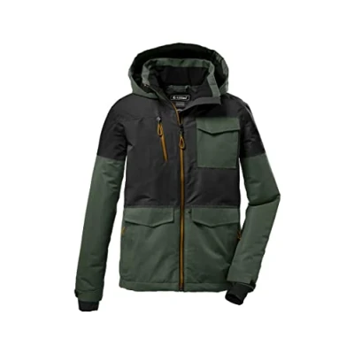 Abbildung von Killtec Jungen Outdoorjacke Funktionsjacke mit Kapuze und Schneefang KOW 29 BYS SKI Jckt wasserdicht, Winddicht, atmungsaktiv 00881 navy Blue 128