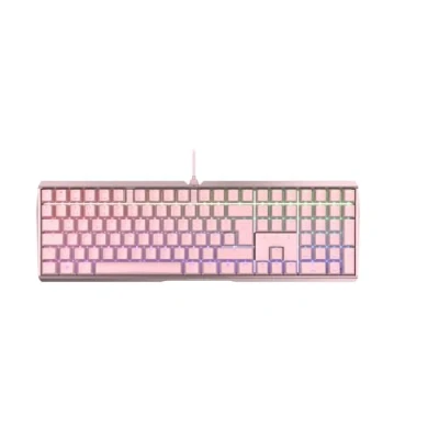 Abbildung von CHERRY MX BOARD 3.0 S, Mechanische Gaming Tastatur mit Kabel, Deutsches Layout (QWERTZ), Robustes Aluminium Gehäuse, RGB Beleuchtung, RED Switches, Pink