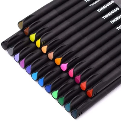 Abbildung von TWOHANDS Fineliner Stifte Set,24 Farben Bullet Journal Stifte,Filzstifte mit 0,4mm Spitze,902171