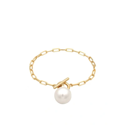 Abbildung von Elli Basic LINK Armband goldcoloured, Damen, Größe: 18, Gold coloured