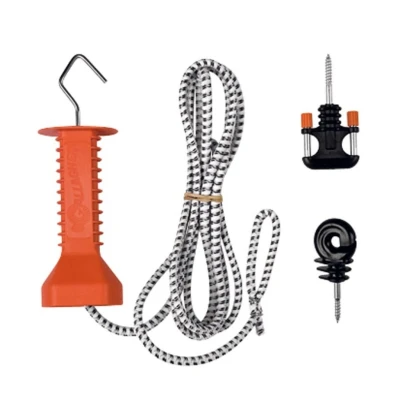 Abbildung von Gallagher Cord Weidetor Set Weidezaun Elastikseil (weiß)