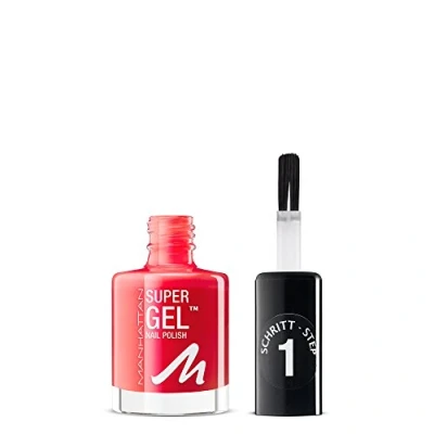 Abbildung von Manhattan Cosmetics Super GEL NAIL Polish Nagellack, Damen, Größe: One Size, 625 devious red