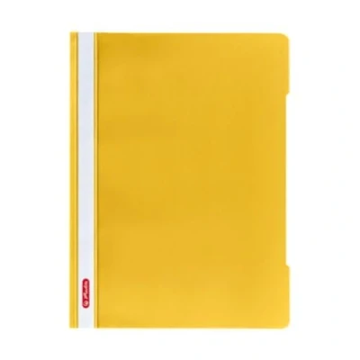Abbildung von Herlitz Schnellhefter Quality A4, Kunststoff, gelb, 10 Stück