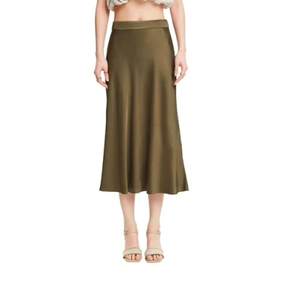 Abbildung von Esprit Skirt Alinienrock, Damen, Größe: 38, Dark khaki
