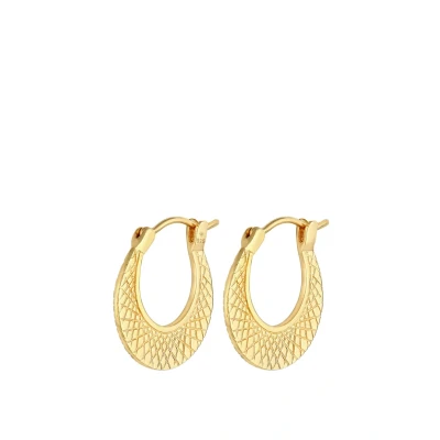 Abbildung von Elli Hoops USED LOOK Ohrringe goldcoloured, Damen, Größe: One Size, Gold coloured