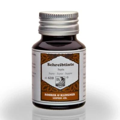 Abbildung von Rohrer &amp; Klingner * seit 1892 Tinte Sepia 50 ml
