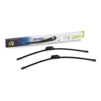 Abbildung von Scheibenwischer Valeo Silencio X.trm, Flat Blade Set 574307 vorne Rahmenlos Stiftbefestigung MERCEDES BENZ: C Class Saloon, Coupe