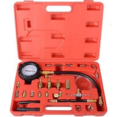 Abbildung von DAYUAN Benzindruck Tester Set Einspritzanlage Prüfer Druckprüfer Auto PKW Krafststoffdruckmesser