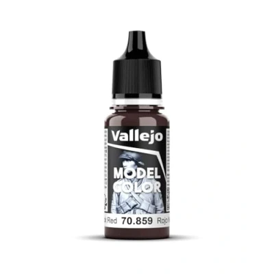 Abbildung von Vallejo Model Color 17 ml Acrylic Paint Black Red/Cadmium Brown