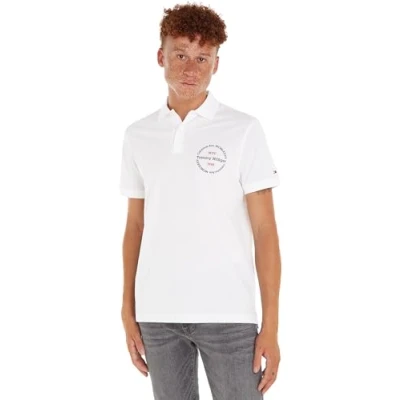 Abbildung von Tommy Hilfiger Roundle Poloshirt, Herren, Größe: Large, White