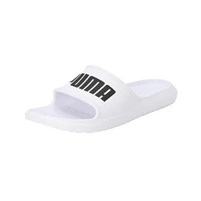 Abbildung von PUMA Unisex Divecat V2 Lite Slide Sandal, White Black, 47 EU