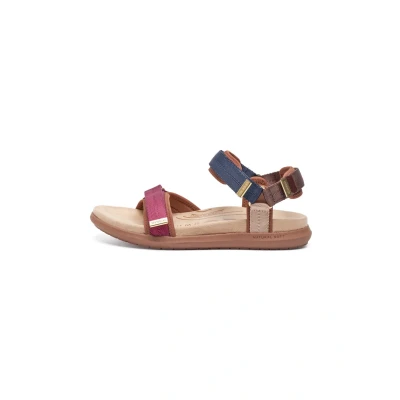 Abbildung von Woden LINE LITE Trekkingsandale, Damen, Größe: 38, Berry multi Schuhe