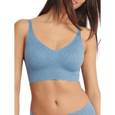 Abbildung von Sloggi FEEL Bliss Bralette Bustier, Damen, Größe: XS, Azura blue