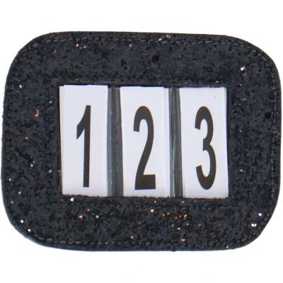 Abbildung von HB Zaum Zahlen Glitter Schwarz One Size