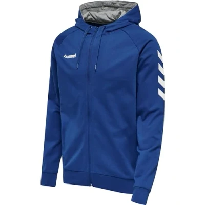 Abbildung von Hummel ZIP Hoodie Sweatjacke, Herren, Größe: Large, True blue