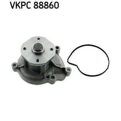 Abbildung von SKF VKPC 88860 Wasserpumpe mit Dichtungen Metall für Keilrippenriementrieb MERCEDES BENZ: A Class, B MITSUBISHI: COLT 6