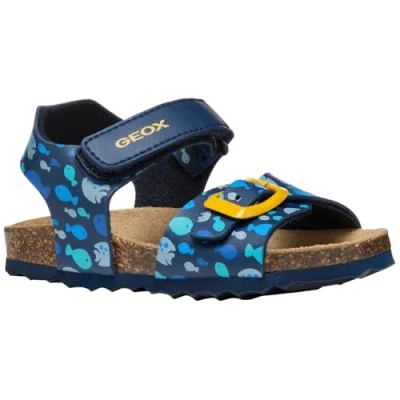 Abbildung von Geox Lauflernschuh für Kinder, Größe: 26, Navy yellow Schuhe