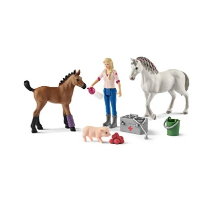 Abbildung von Schleich 42486 Vet visiting mare and foal