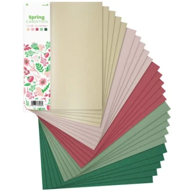Abbildung von Netuno 25x Kreativ Karton Frühling DIN A4 210 x 297 mm 5 farbig sortiert Fotokarton Mix buntes Blätter Set Kartenset Tonzeichen Bastelkarton Blankokarten DIY Papier