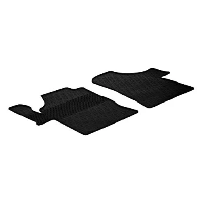 Abbildung von Gledring 0915 Fußmattensatz Gummi vorne 2 schwarz 750mm 550mm