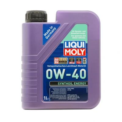 Abbildung von Liqui Moly 0W 40 1l Motoröl 9514 AUDI: Q3, A4 B8 Avant, A6 C6 VOLKSWAGEN: Golf 5, 7, Polo V Hatchback, KIA: cee‘d II Hatchback